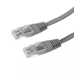 Удлинитель компьютерный UTP4 cat5e 15 м, цвет серый Oxion