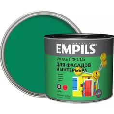 Эмаль ПФ-115 Empils PL глянцевая цвет зелёный 2.5 кг Эмпилс