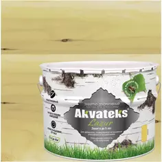 Антисептик защитно-декоративный Akvateks Lazur полуглянцевый сосна 2.7 л Акватекс
