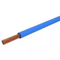 Кабель ПуГВнг(А)-LS 1x2.5 100 м на отрез ГОСТ цвет синий Ореол