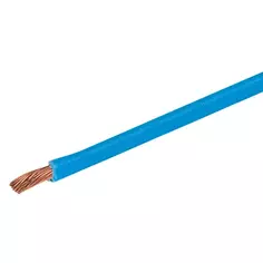 Кабель ПуГВнг(А)-LS 1x4 300 м на отрез ГОСТ цвет синий Ореол