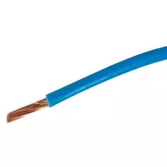 Кабель ПуГВнг(А)-LS 1x4 100 м на отрез ГОСТ цвет синий Ореол