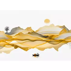Картина на холсте Постер-лайн Абстракция пейзаж 50x70 см