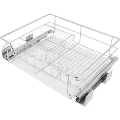 Корзина-сушка выдвижная Jet 60 см с доводчиком цвет хром Без бренда