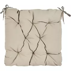 Подушка для садовой мебели Linen Way 44x44 см цвет серый