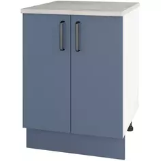 Шкаф напольный Нокса 60x86x56 см ЛДСП цвет голубой Basic