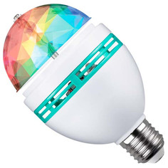 Disco лампы с цоколем E27 лампа ночник светодиодная REV DISCO RGB 3Вт E27 груша