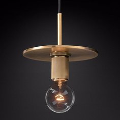 Светильник Подвесной светильник Imperium Loft RH Utilitaire Disk Shade Pendant 123643-22