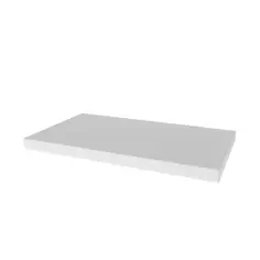Столешница для ванной Scandi SC-80МB 80x4x47 см, искусственный камень, цвет матовый белый Без бренда