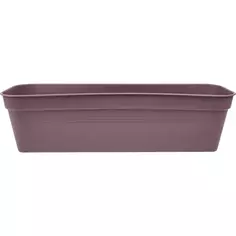 Ящик балконный Глория 60х17х18 см пластик фиолетовый Без бренда