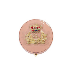 CHRISTIAN LOUBOUTIN BEAUTY Футляр для пудры для лица нюдового цвета Face Powder Empty Case