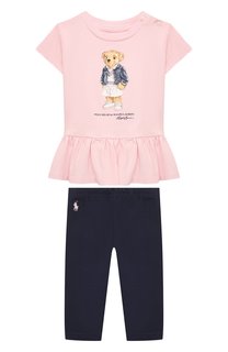 Комплект из футболки и брюк Polo Ralph Lauren