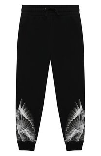 Хлопковые джоггеры Marcelo Burlon Kids of Milan