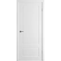 Дверь межкомнатная глухая Эрика 80х200 см эмаль цвет белый VFD