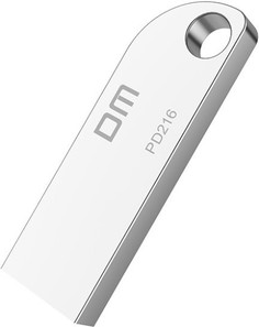 Накопитель USB 2.0 64GB DM PD216 металл, с кольцом