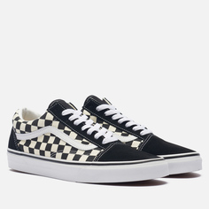 Кеды Vans Old Skool Primary Check, цвет чёрный, размер 42 EU