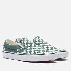 Кеды Vans Classic Slip-On Color Theroy, цвет зелёный, размер 46 EU