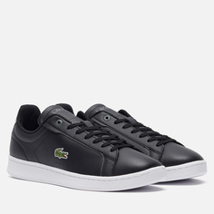 Мужские кроссовки Lacoste Carnaby Pro BL Leather Tonal, цвет чёрный