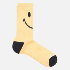 Носки MARKET Smiley Oversized, цвет жёлтый