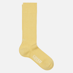 Носки Evisu Solid Rib, цвет жёлтый, размер 36-41 EU