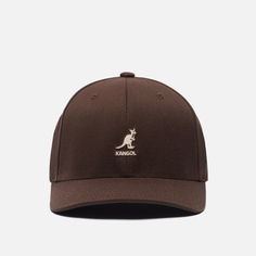 Кепка Kangol Wool Flexfit Baseball, цвет коричневый, размер L-XL