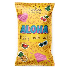 Соли для ванны LABORATORY KATRIN Шипучая двухцветная соль для ванн Candy bath bar "Aloha" 100