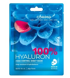 Маска тканевая для лица 100% hyaluron 22г Corimo