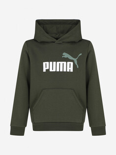 Худи для мальчиков PUMA ESS+ 2 Col Big Logo, Зеленый