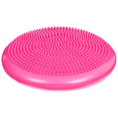 Подушка балансировочная onlytop, массажная, d=35 см, цвет розовый NO Brand
