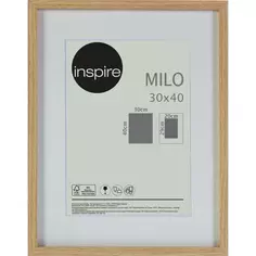 Рамка Inspire Milo, 30х40 см, цвет дуб