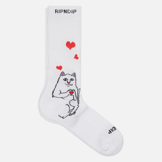 Носки RIPNDIP Nermal Loves, цвет белый, размер 40-46 EU