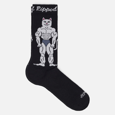 Носки RIPNDIP Ripped n Dipped, цвет чёрный, размер 40-46 EU