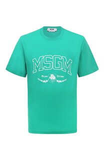 Хлопковая футболка MSGM