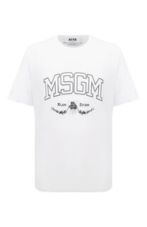 Хлопковая футболка MSGM