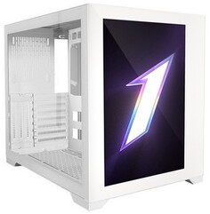 Корпус ATX 1STPLAYER SP7 EV SP7-EV-WH белый, без БП, боковая панель из закаленного стекла, LCD-дисплей, USB Type-C, 2*USB 3.0, audio