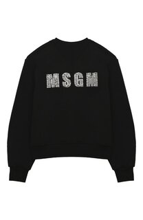 Хлопковый свитшот MSGM kids