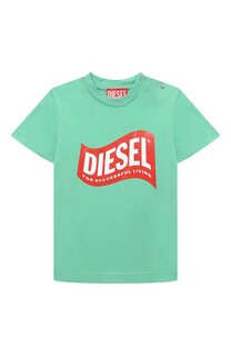 Хлопковая футболка Diesel