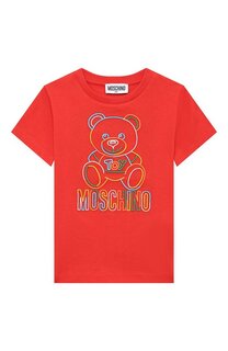 Хлопковая футболка Moschino