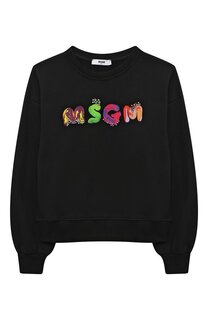 Хлопковый свитшот MSGM kids