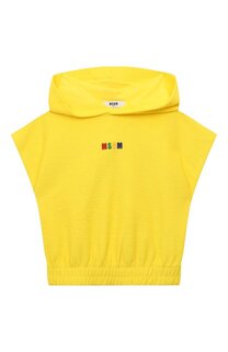 Хлопковое худи MSGM kids