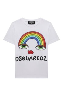 Хлопковая футболка Dsquared2