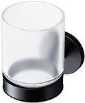 Стеклянный стакан с настенным держателем AM.PM X-Joy A85A34322, черный Am.Pm.