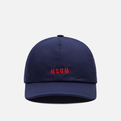 Кепка MSGM Micrologo Baseball, цвет синий