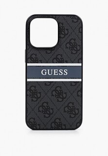 Чехол для iPhone Guess 13 Pro, PU 4G Stripe printed logo Grey