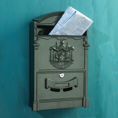 Ящик почтовый №4010, темно-зеленый NO Brand