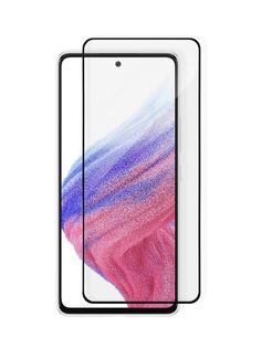 Стекло 2.5D защитное vlp для Samsung Galaxy A73 5G, с черной рамкой