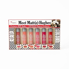 Набор средств для губ THEBALM Набор матовых жидких помад Meet Matt(e) Hughes Vol. 14