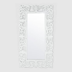 Зеркало Qingdao Besty в белой раме 91х167 см