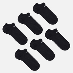 Комплект носков Nike 6-Pack Everyday Lightweight No-Show, цвет чёрный, размер 38-42 EU
