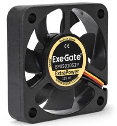 Вентилятор для корпуса Exegate EX295222RUS 50x50x15 мм, 6000rpm, 15.8CFM, 33dBA, 2-pin